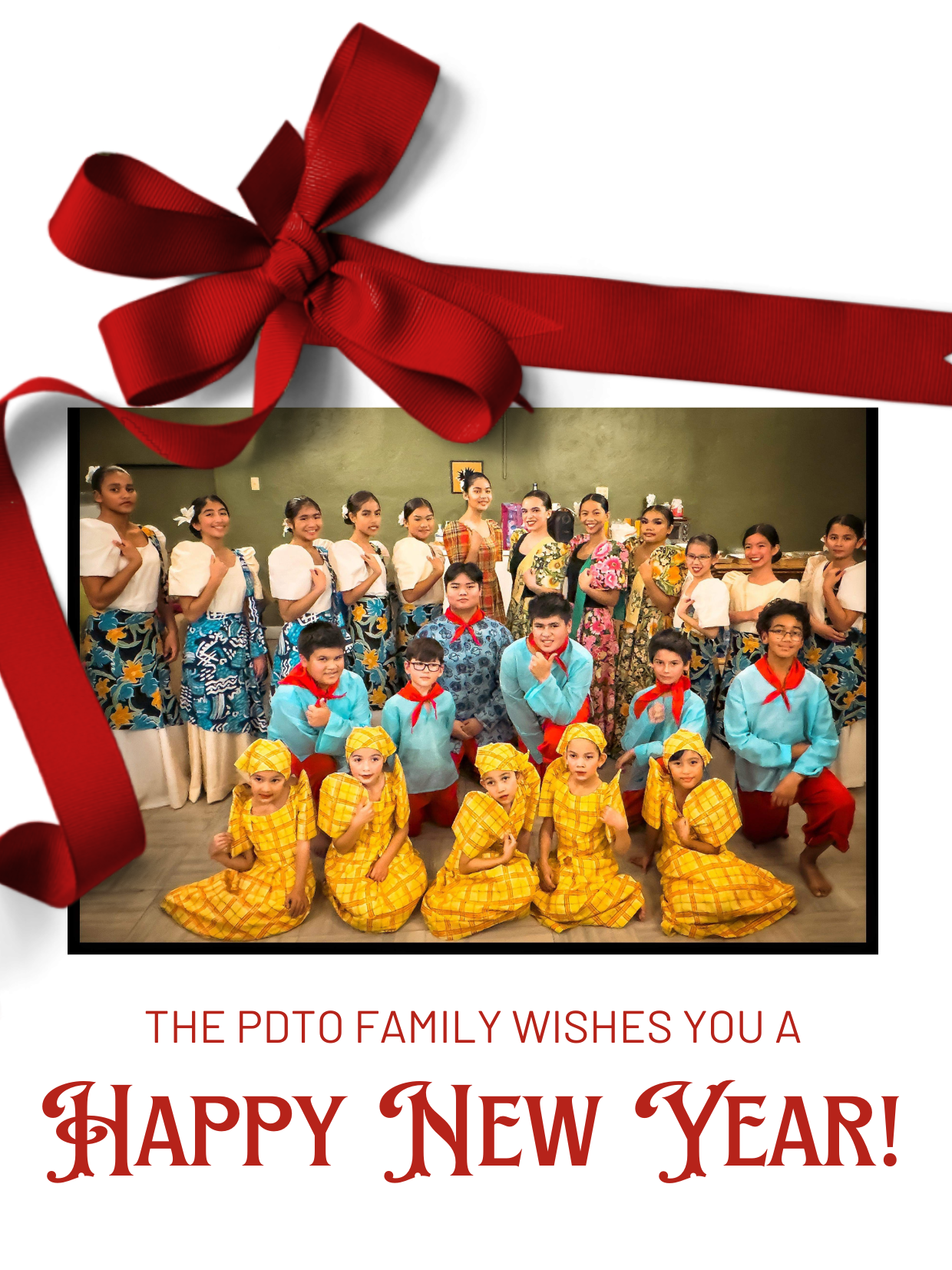 The PDTO Family wishes you a Happy New Year!