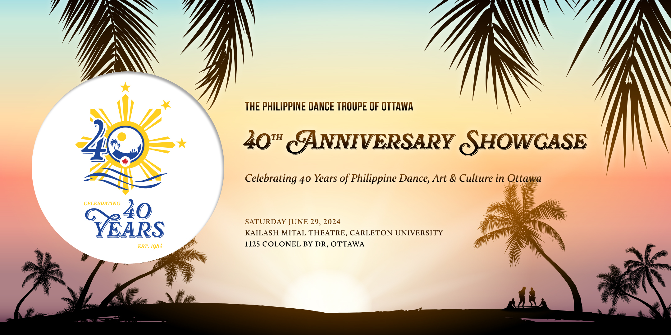 40th Anniversary Showcase Banner